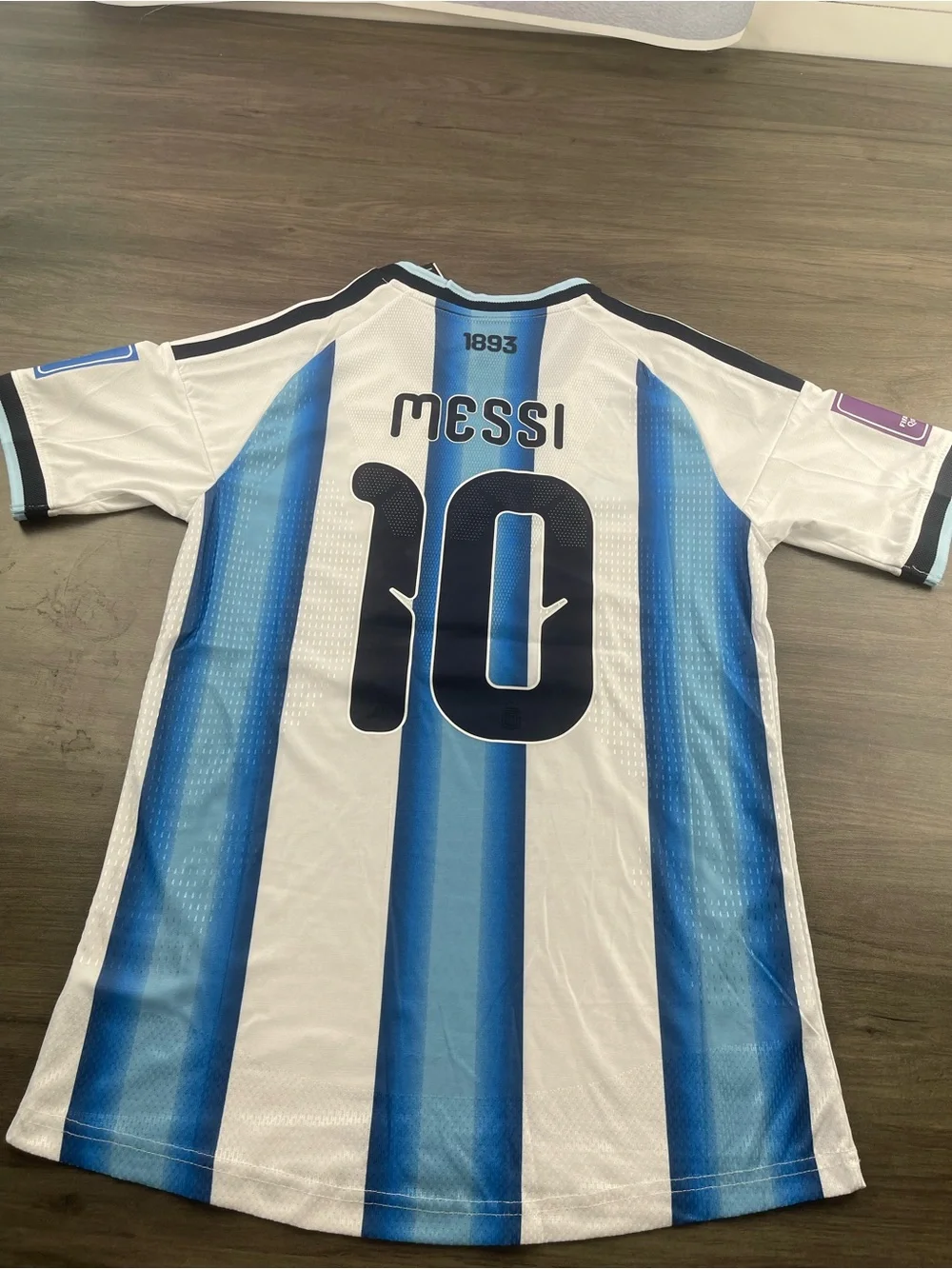 Adidas Argentina #10 Soccer Jersey - Blue & White